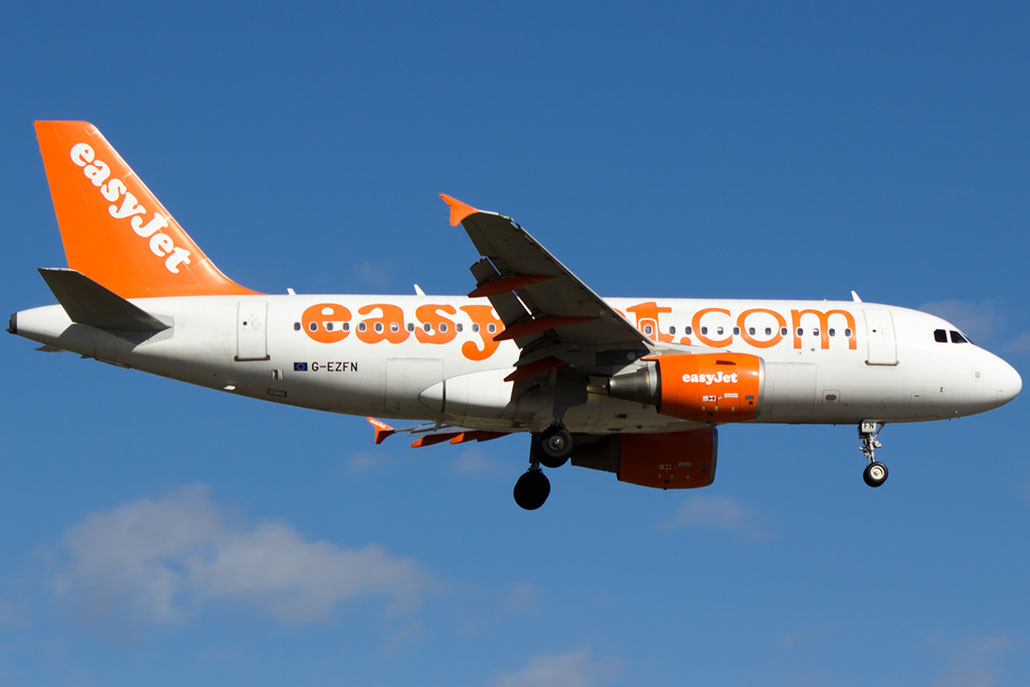 G-EZFN A319-111 4076 EasyJet Airline @ Bologna Airport 18.02.2016  © Piti Spotter Club Verona