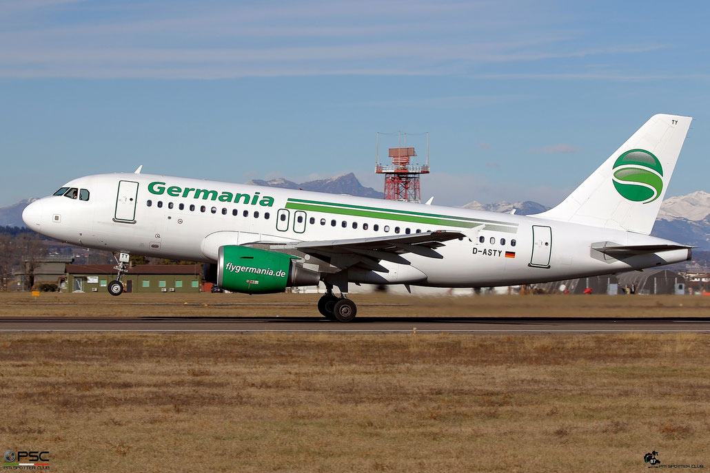 D-ASTY A319-112 3407 Germania 