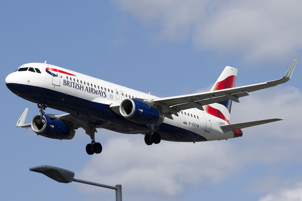 G-EUYW A320-232 6129 British Airways @ London Heathrow Airport 13.05.2015 © Piti Spotter Club Verona