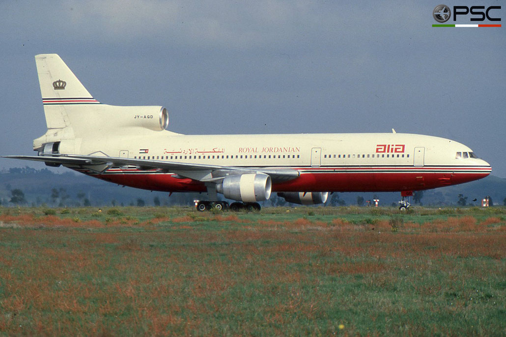JY-AGD L-1011-500 293A-1229 Alia - Royal Jordanian Airlines © 2018 courtesy of Marco Ceschi - Piti Spotter Club Verona