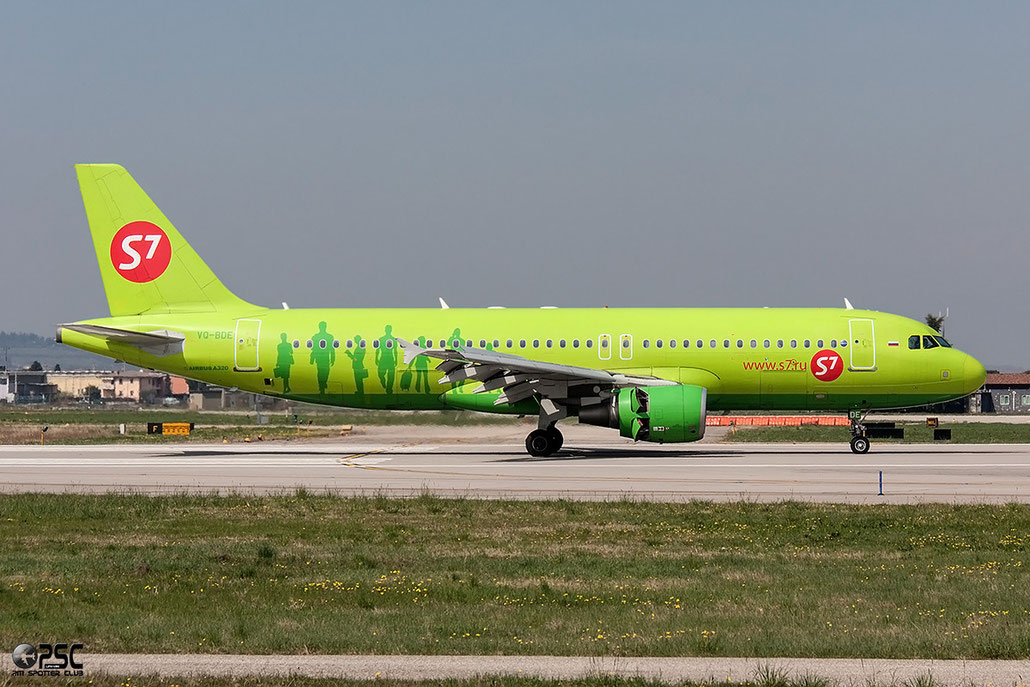 VQ-BDE A320-214 3866 S7 Airlines @ Aeroporto di Verona © Piti Spotter Club Verona