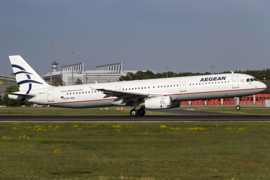 SX-DGA A321-231 3878 Aegean Airlines @ Frankfurt Airport 08.05.2015 © Piti Spotter Club Verona