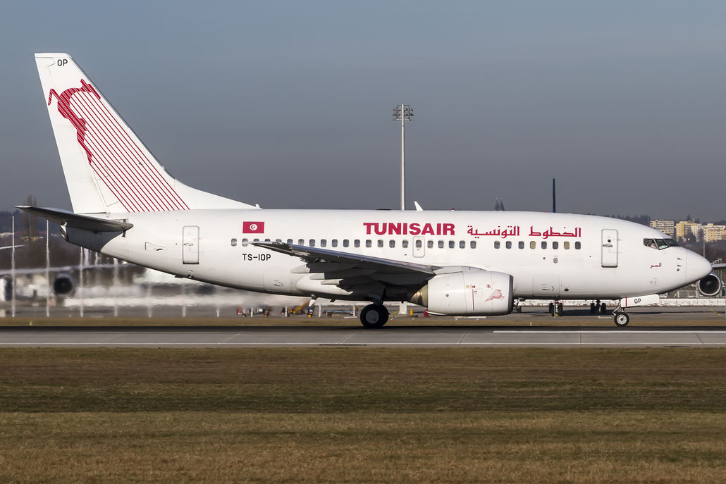 TS-IOP B737-6H3 29500/543 Tunisair @ Munich Airport 28.12.2015 © Piti Spotter Club Verona