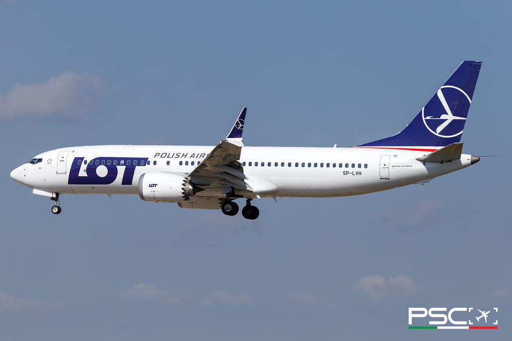 SP-LVH Boeing 737-8 MAX 43306 7672 LEAP-1B  LOT Polish Airlines (Air Lease Corporation) 2019 @ Barcellona BCN 09 2025 © Piti Spotter Club Verona