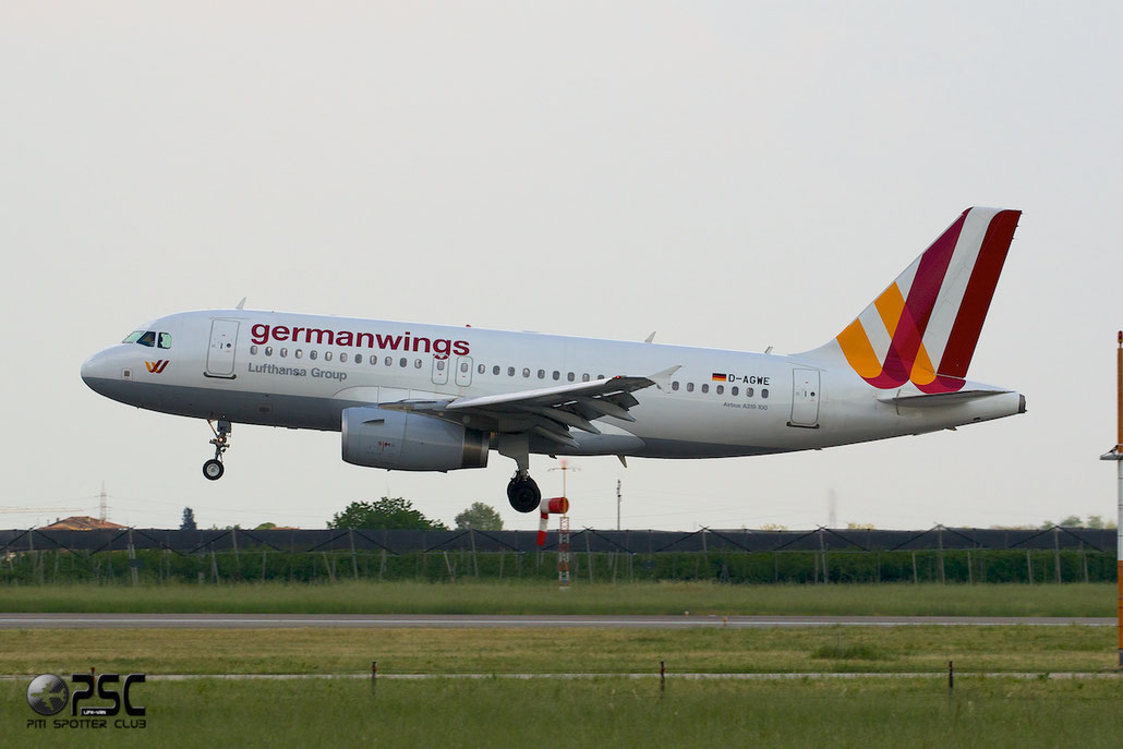 D-AGWE A319-132 3128 Germanwings @ Aeroporto di Verona © Piti Spotter Club Verona