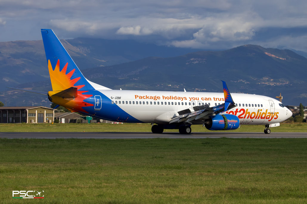 G-JZBF Boeing 737-800 63162 6732 cfm56-7B2..  Jet2 2017 @ Verona 09 2024 © Piti Spotter Club Verona