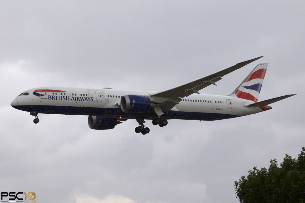 G-ZBKD  B787-9  38618/361  British Airways  @ London Heathrow ©  2022 Piti Spotter Club Verona