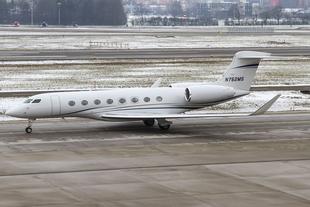 N762MS G650ER 6008 Wal-Mart Stores Inc. @ Zurich Airport 19.01.2016 © Piti Spotter Club Verona