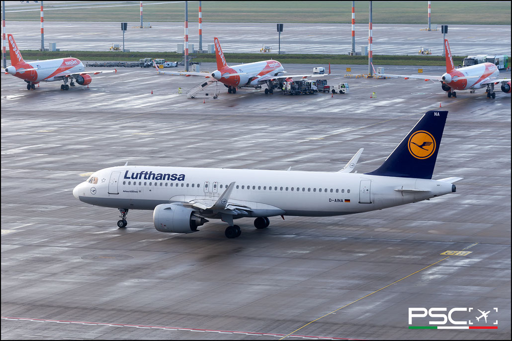 D-AINA Airbus A320-271N 6801  PW1127G-JM  Lufthansa (SMBC Aviation Capital) 2015  @ Berlin BER 12 2024 e © Piti Spotter Club Verona