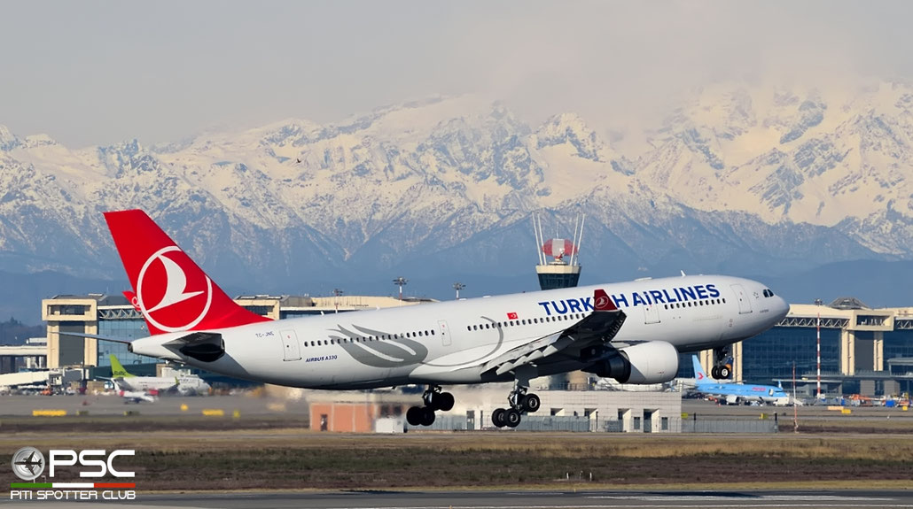 TC-JNE A330-203 774 Turkish Airlines - THY Türk Hava Yollari @ Milano Malpensa Airport 20.02.2016 © Piti Spotter Club Verona