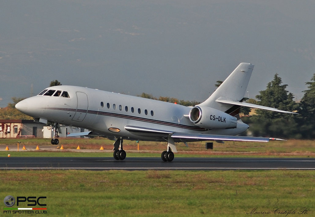 CS-DLK  Falcon 2000EX-EASy  059  NetJets Europe  @ Aeroporto di Verona 11.2021 © Piti Spotter Club Verona