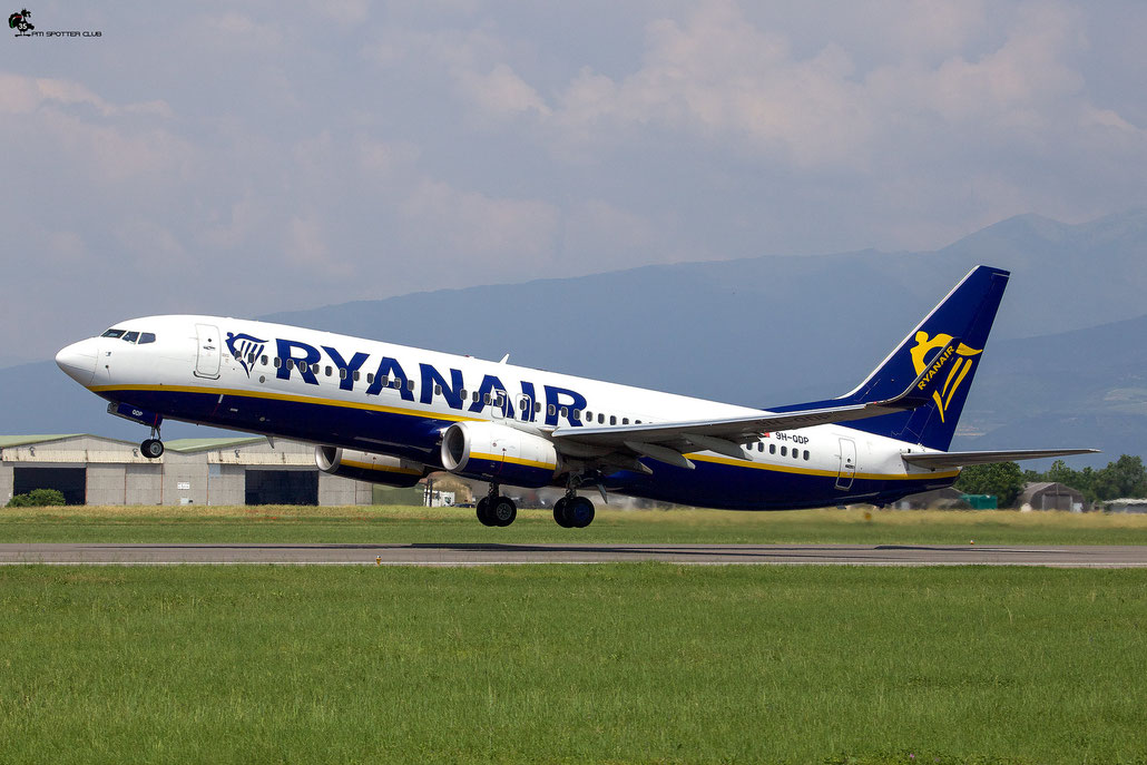 9H-QBP B737-8AS 44715/5739 Malta Air (Ryanair)@ Aeroporto di Verona 05.2023  © Piti Spotter Club Verona