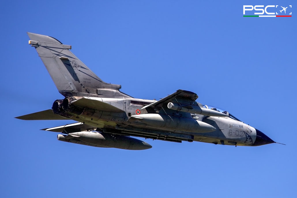 MM7019 6-02 Tornado ECR MLU RET8 213/ECR01/5026 155° Gruppo ETS @ Aeroporto di Verona 04 2024 © Piti Spotter Club Verona