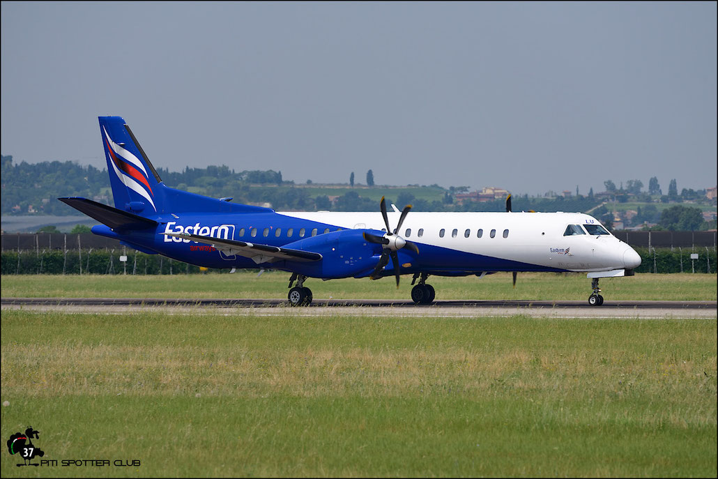 G-CFLU Saab 2000 2000-055 Eastern Airways @ Aeroporto di Verona © Piti Spotter Club Verona