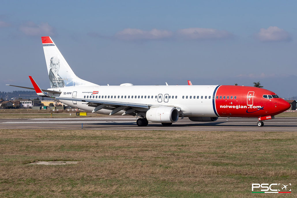 SE-RPR Boeing 737-8JP 42081 5714 cfm56-7B26E  Norwegian Air Sweden AOC>Norwegian 2015 @ Aeroporto di Verona 02 2025  © Piti Spotter Club Verona