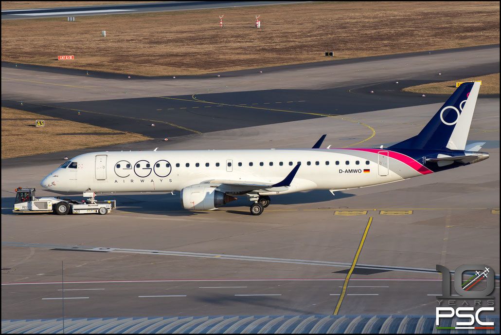 D-AMWO  ERJ190AR  19000165  German Airways  @ Colonia - Koeln Airport © 02 2022 Piti Spotter Club Verona
