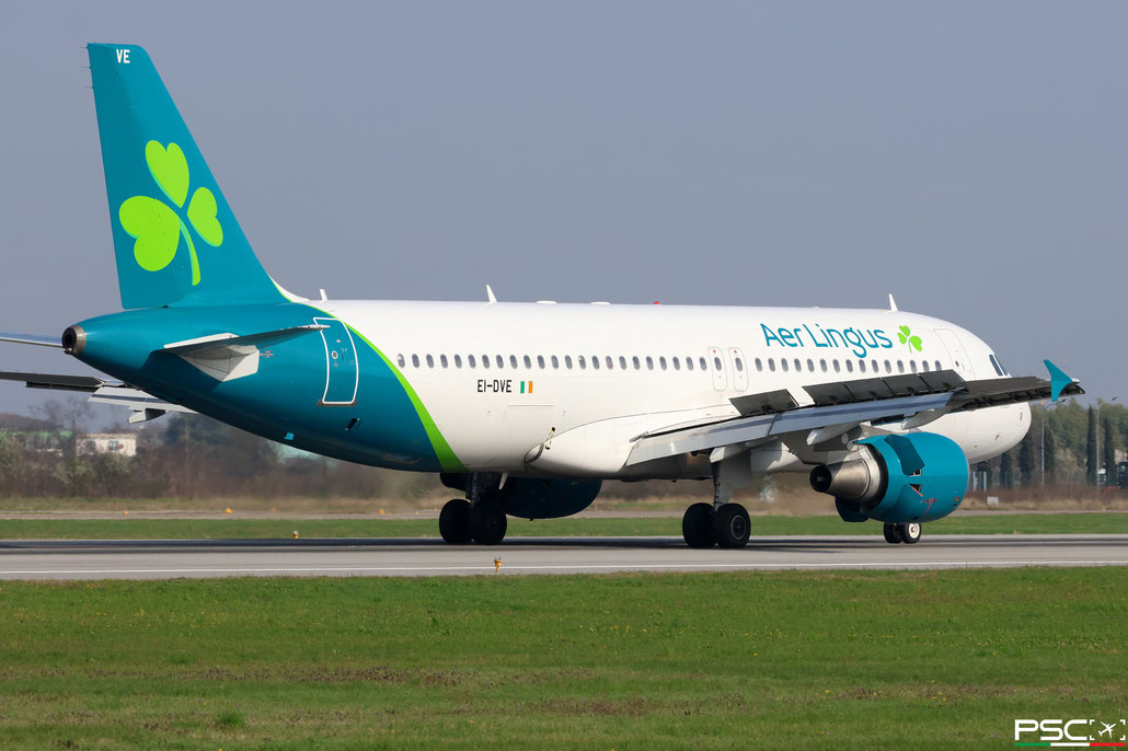 EI-DVE Airbus A320-214 3129  cfm56-5B4/P St Aideen / Etaoin Aer Lingus (AerCap) 2007  @ Verona Villafranca 03 2026 © Piti Spotter Club Verona