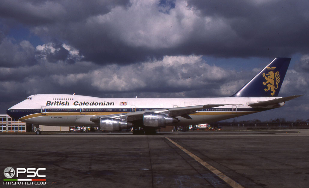G-HUGE B747-2D3B 21252/297 British Caledonian Airways © 2018 courtesy of Marco Ceschi - Piti Spotter Club Verona