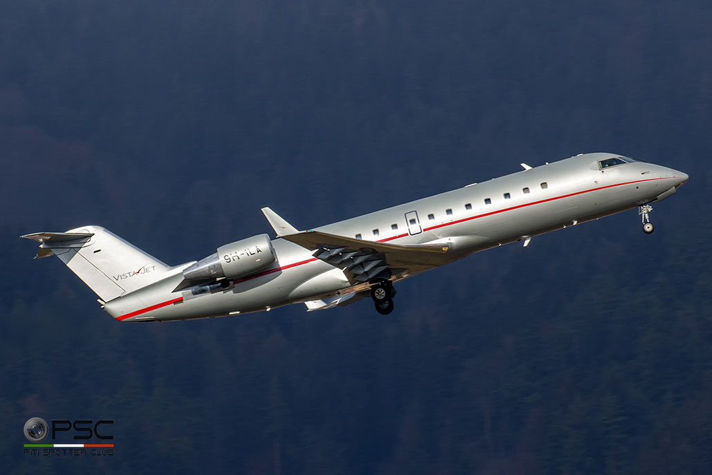 9H-ILA CL-850 8101 VistaJet Malta @ Innsbruck Airport 09.01.2016 © Piti Spotter Club Verona