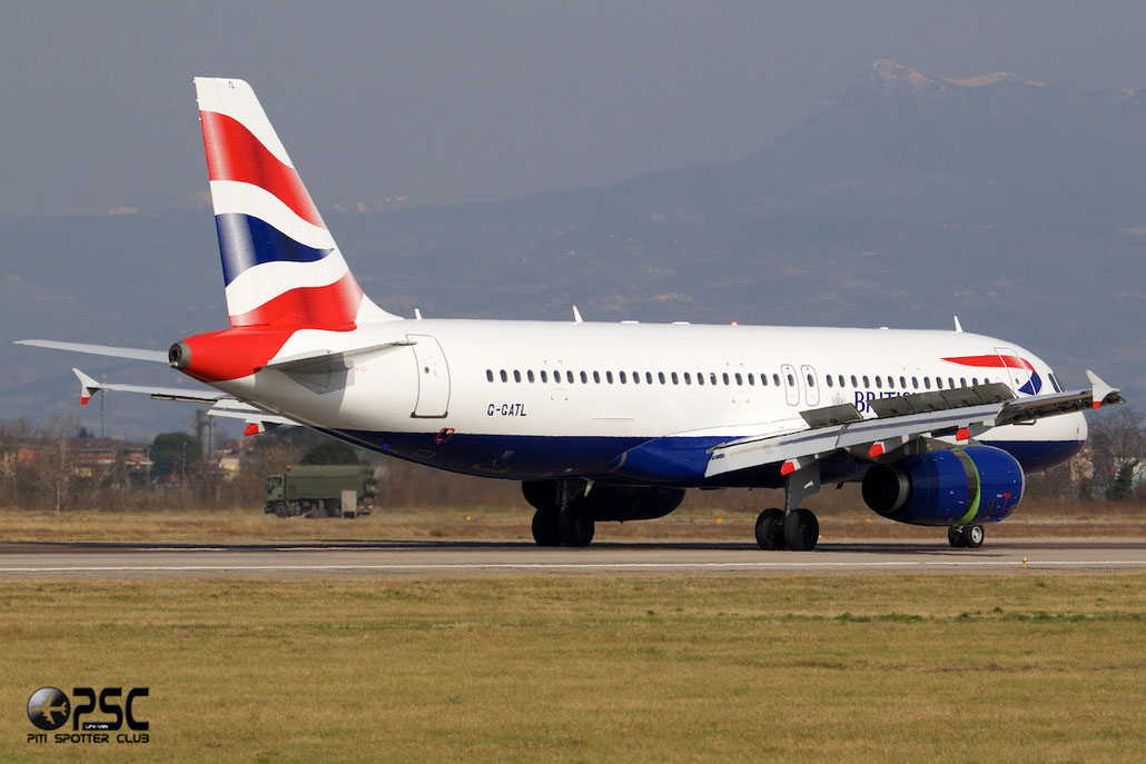 G-GATL A320-232 1834 British Airways @ Aeroporto di Verona © Piti Spotter Club Verona