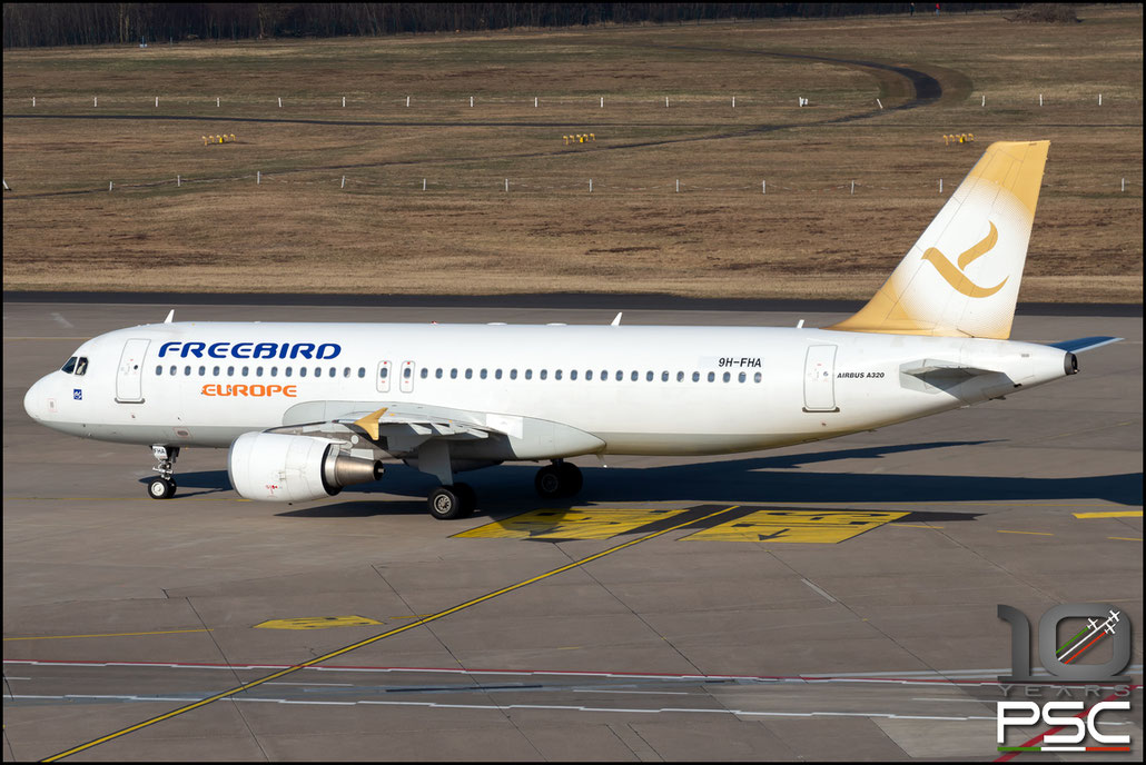 9H-FHA  A320-214  4207  Freebird Airlines Europe  @ Colonia - Koeln Airport © 02 2022 Piti Spotter Club Verona