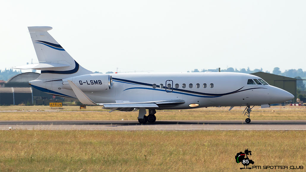 G-LSMB Falcon 2000LX 047 Aviation Beauport Ltd. @ Aeroporto di Verona - 22/07/2016 © Piti Spotter Club Verona