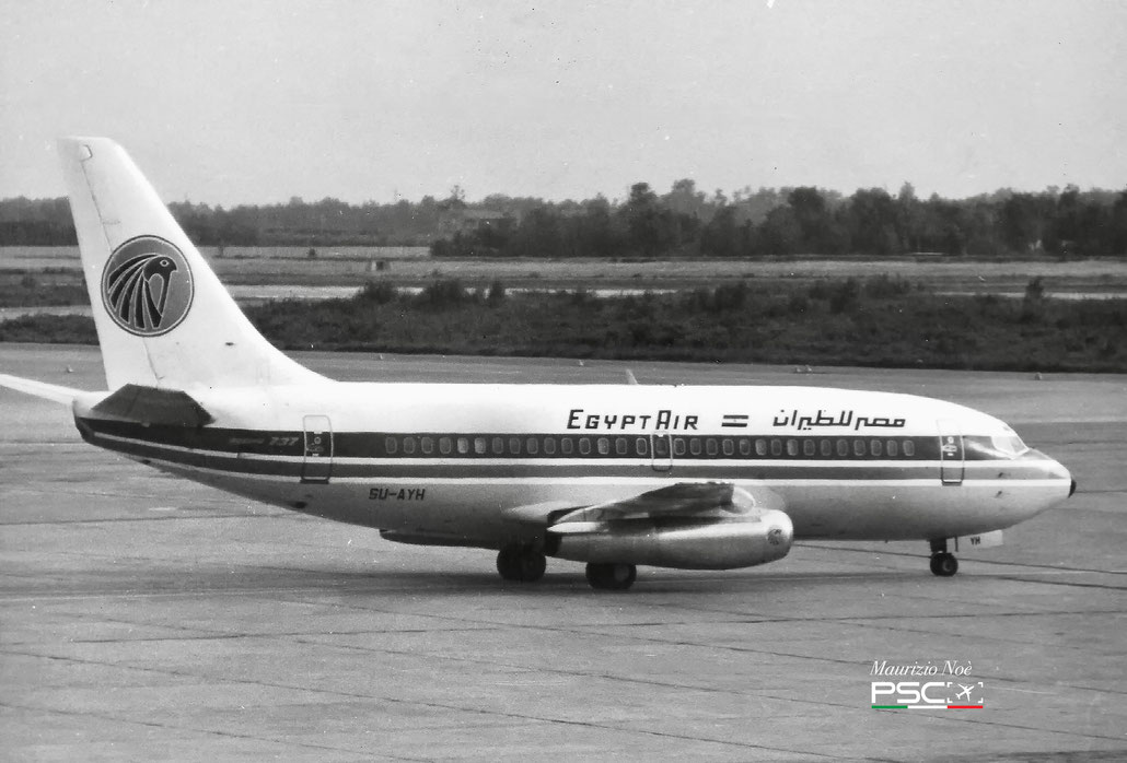SU-AYH Boeing 737-266 21191 450 JT8D-17  EgyptAir 1976  © collezione Maurizio Noè p.g.c. - Piti Spotter Club Verona