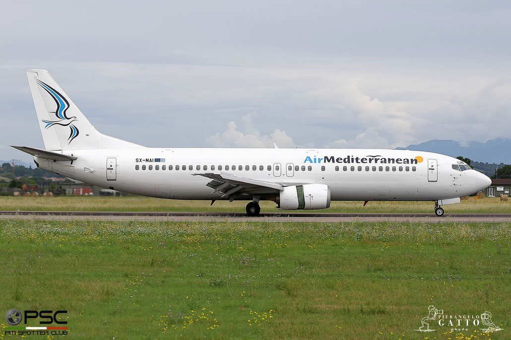 SX-MAI B737-4K5 24901/1854 Air Mediterranean @ Aeroporto di Verona 13.06.2018  © Piti Spotter Club Verona