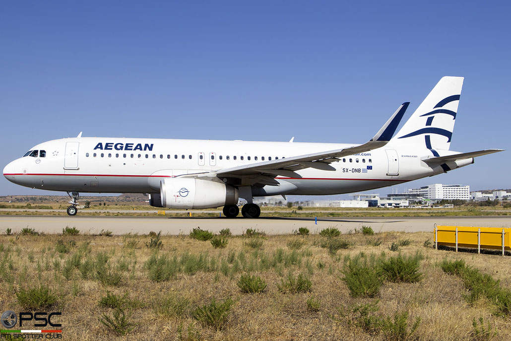 SX-DNB  A320-232  6832  Aegean Airlines @ Athens 2019 © Piti Spotter Club Verona 