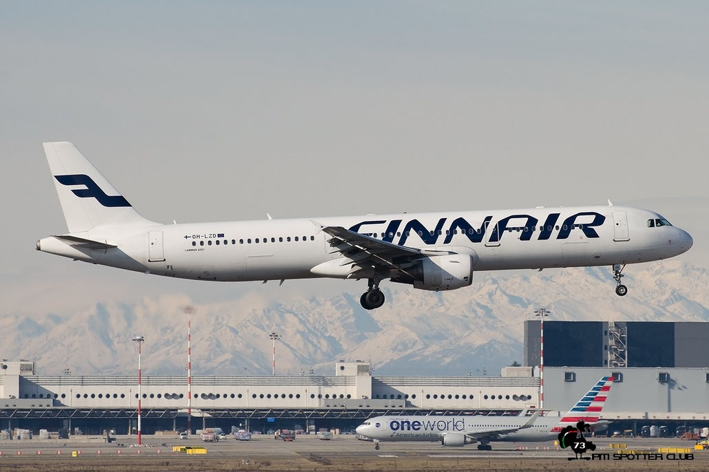 OH-LZD A321-211 1241 Finnair @ Milano Malpensa Airport 22.02.2016 © Piti Spotter Club Verona