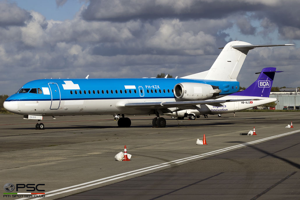 PH-KZK Fokker 70 11581 KLM Cityhopper @ Maastricht Airport 06.11.2017 © Piti Spotter Club Verona