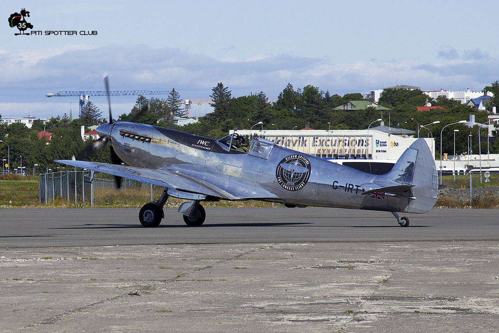 G-IRTY Vickers Supermarine Spitfire  Boultbee Flight Academy @ Reykjavik 08.2019 © Piti Spotter Club Verona 