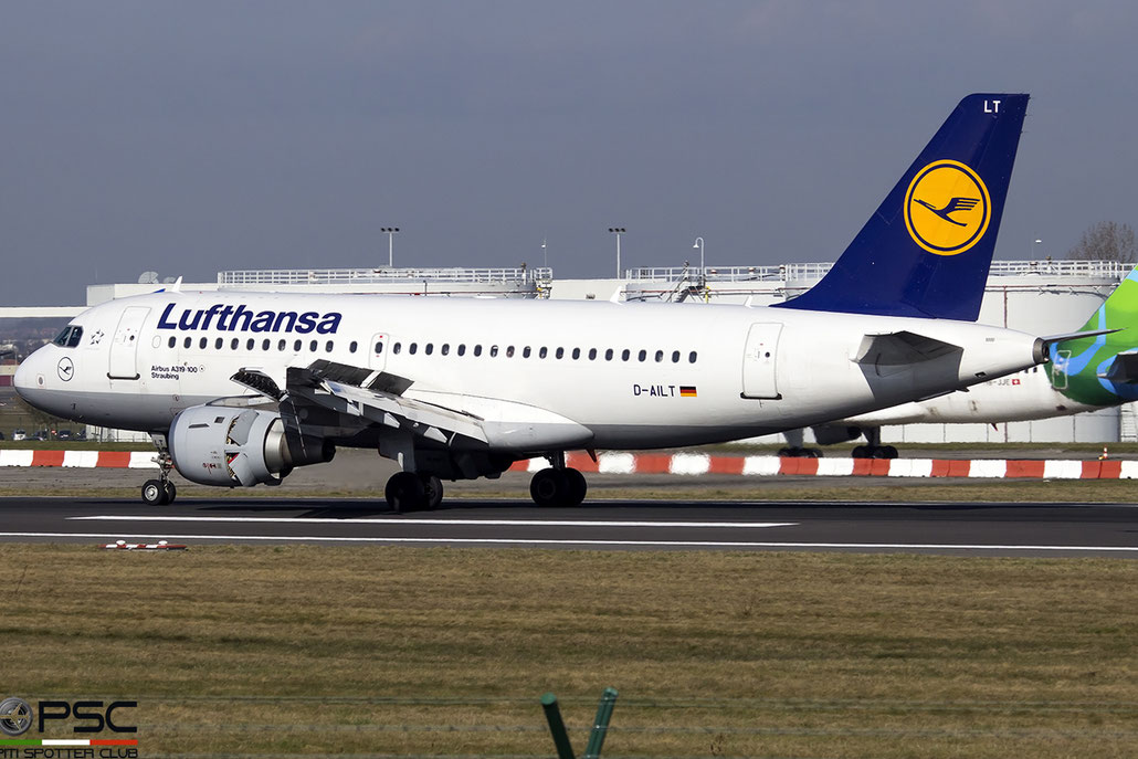 D-AILT A319-114 738 Lufthansa @ Bruxelles Airport 14.03.2018 © Piti Spotter Club Verona