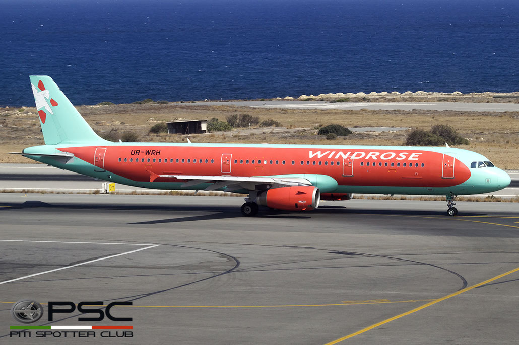 UR-WRH A321-231 2462 Windrose Airlines @ Heraklion Airport 09.2016 © Piti Spotter Club Verona