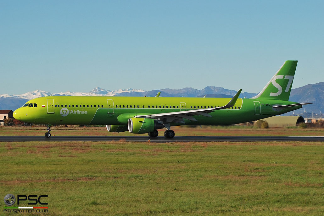 VP-BPC  A321-211  5919  S7 Airlines  @ Aeroporto di Verona  11 2021 © Piti Spotter Club Verona