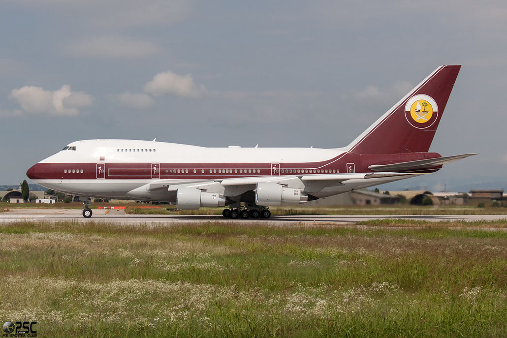 VP-BAT B747SP-21 21648/367 Sheikh Kalifa Bin Hamad Al Thani