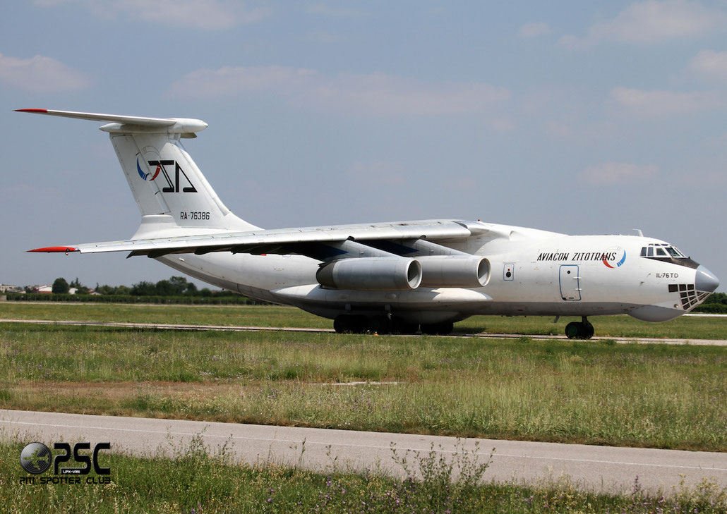 Aviacon Zitotrans - Ilyushin IL-76TD - RA-76386 @ Aeroporto di Verona © Piti Spotter Club Verona