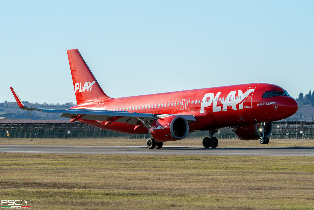 TF-PPD A320-251N 7576 PLAY @ Aeroporto di Verona 01 2024 © Piti Spotter Club Verona