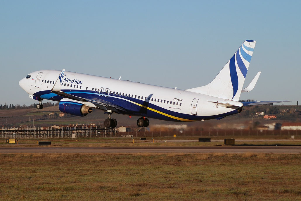 VQ-BDW B737-8K5 27977/9 NordStar Airlines @ Aeroporto di Verona © Piti Spotter Club Verona