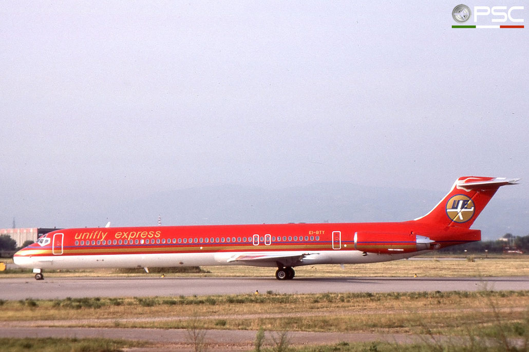 EI-BTY MD-82 49667/1466 Unifly Express © 2017 courtesy of Marco Ceschi - Piti Spotter Club Verona