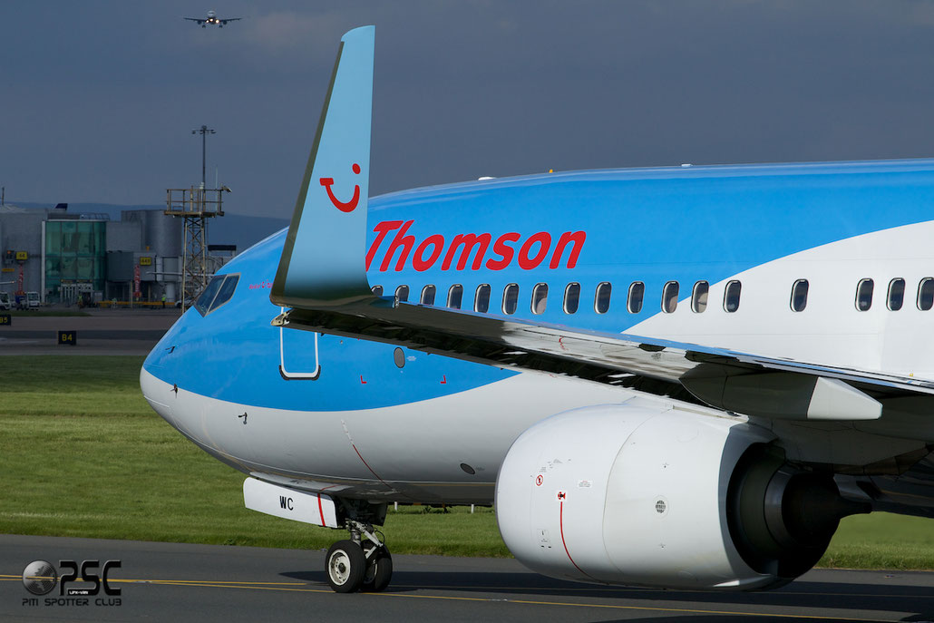 G-TAWC B737-8K5 39922/3925 Thomson Airways @ Manchester Airport 13.05.2014  © Piti Spotter Club Verona