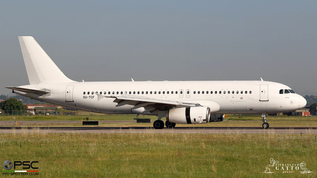 SU-TCF A320-232 1561 FlyEgypt 06may17 lsf Almasria Universal Airlines @ Aeroporto di Verona 30.06.2018  © Piti Spotter Club Verona