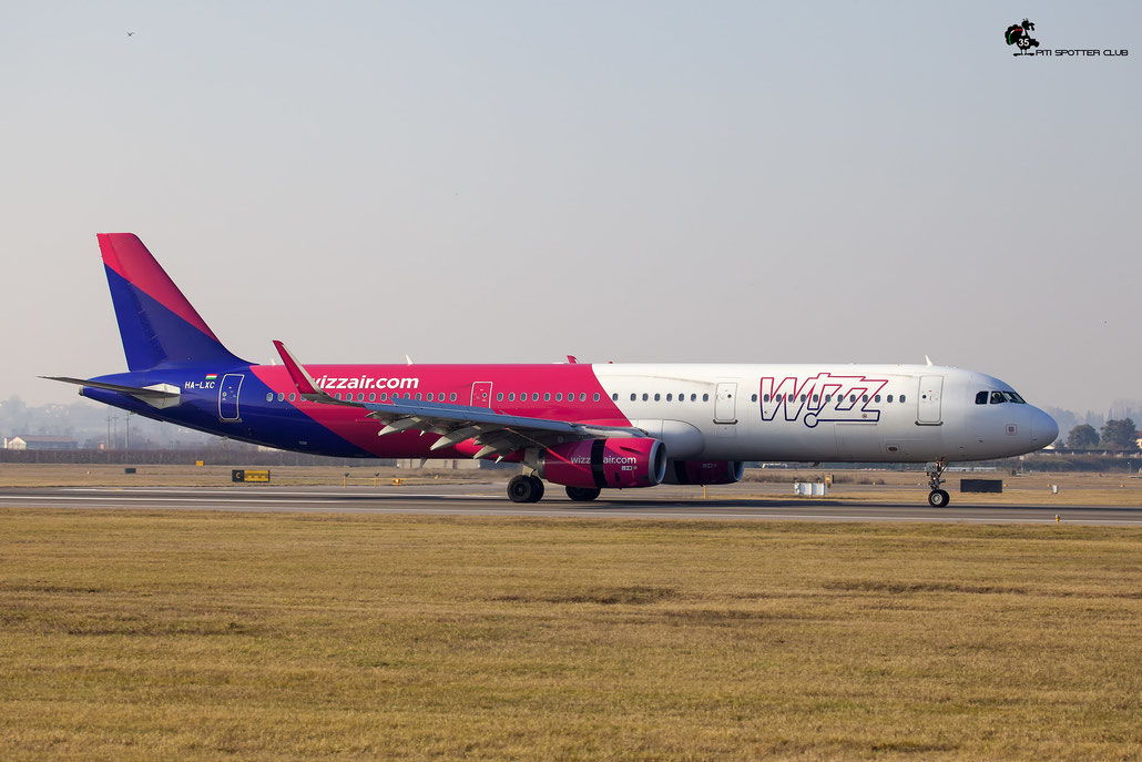 HA-LXC A321-231 6976 Wizz Air @ Aeroporto di Verona 01 2024 © Piti Spotter Club Verona
