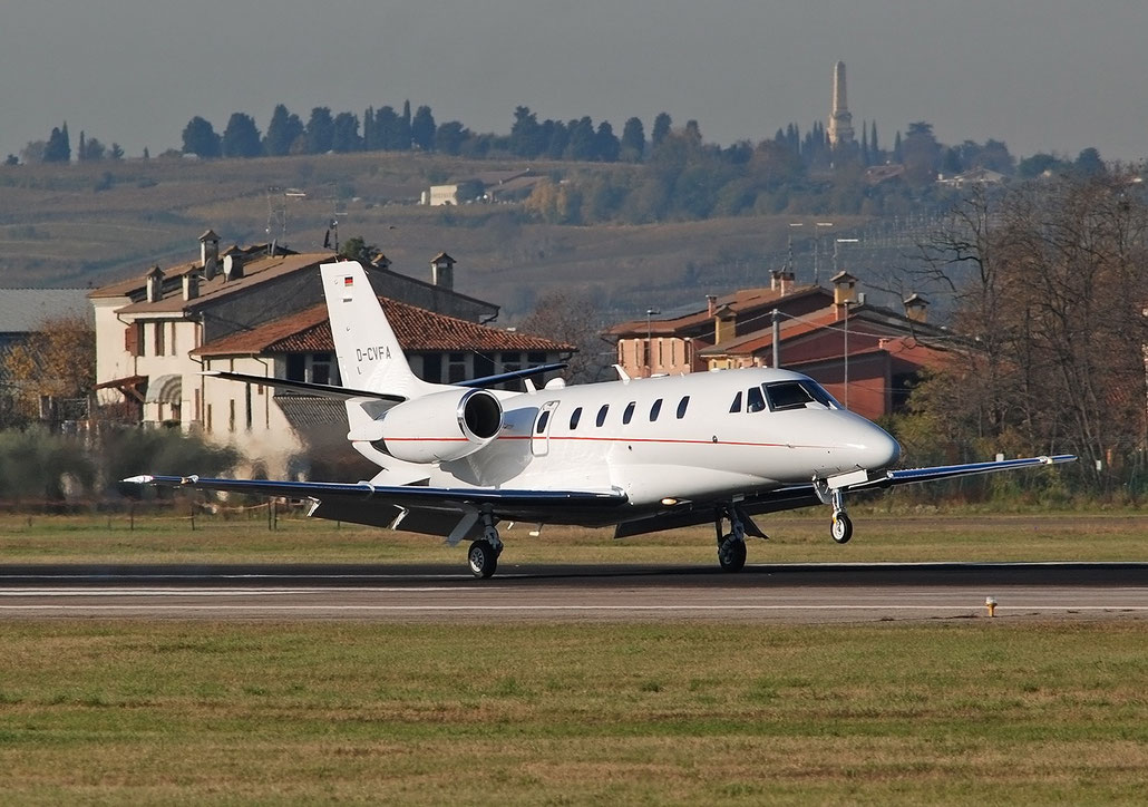 D-CVFA  Ce560XLS+  560-6273  Viessmann Werke GmbH @ Aeroporto di Verona 11.2020  © Piti Spotter Club Verona