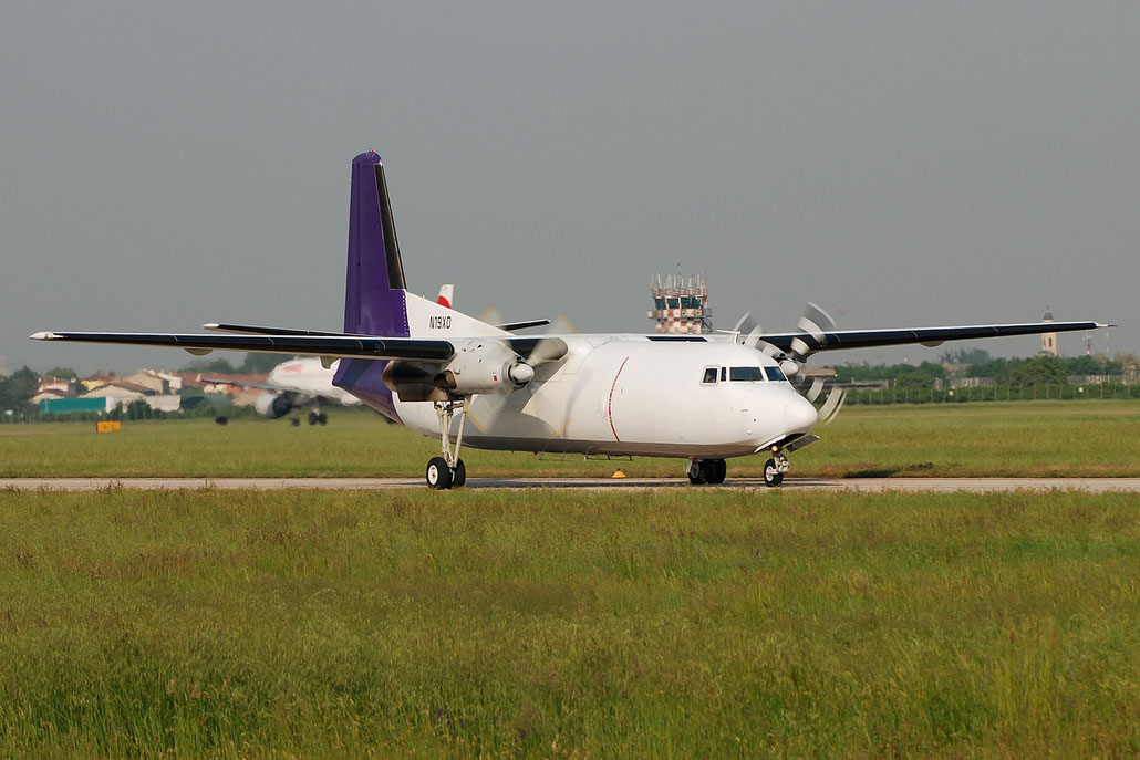 N19XD Executive Jet Support Fokker F-27-500 Friendship -@ Aeroporto di Verona © Piti Spotter Club Verona