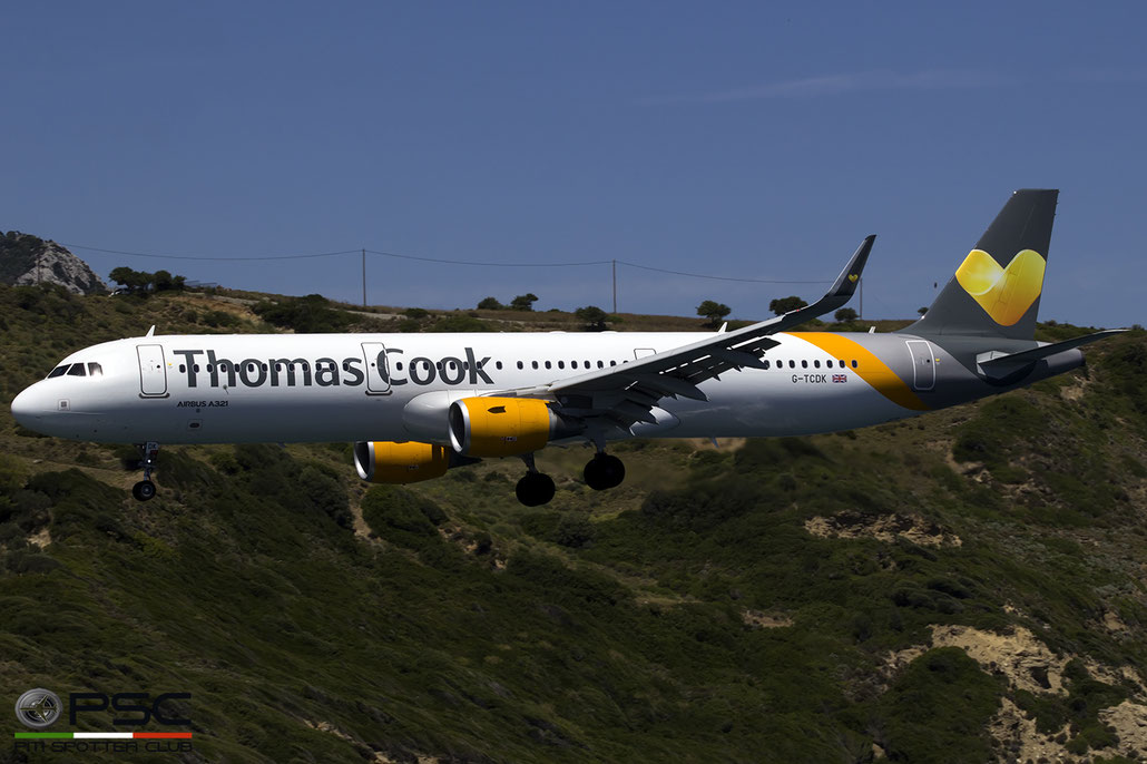 G-TCDK A321-211 6548 Thomas Cook Airlines @ Skiathos Airport 07.2017 © Piti Spotter Club Verona