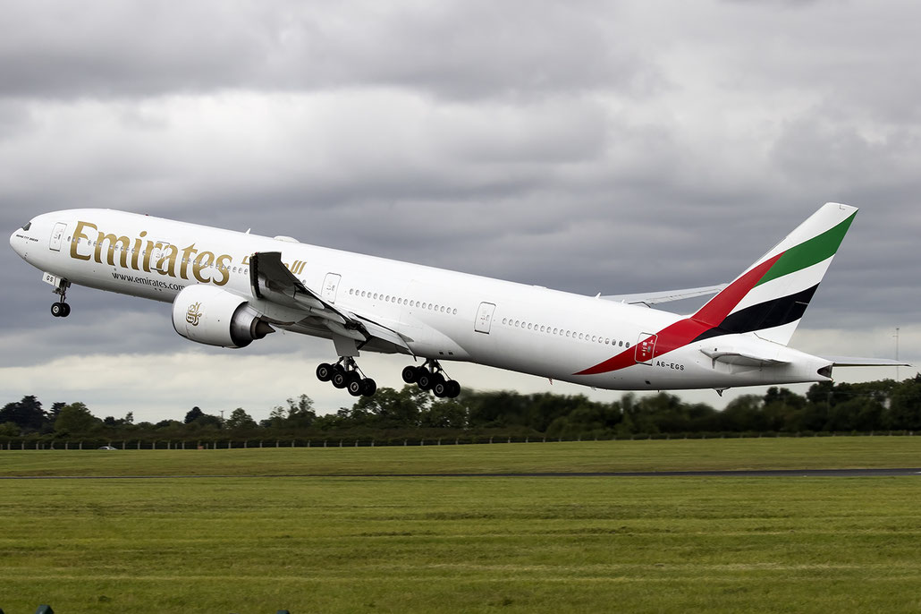 A6-EGS B777-31HER 41078/1021 Emirates @ Dublin Airport 14.08.2016 © Piti Spotter Club Verona