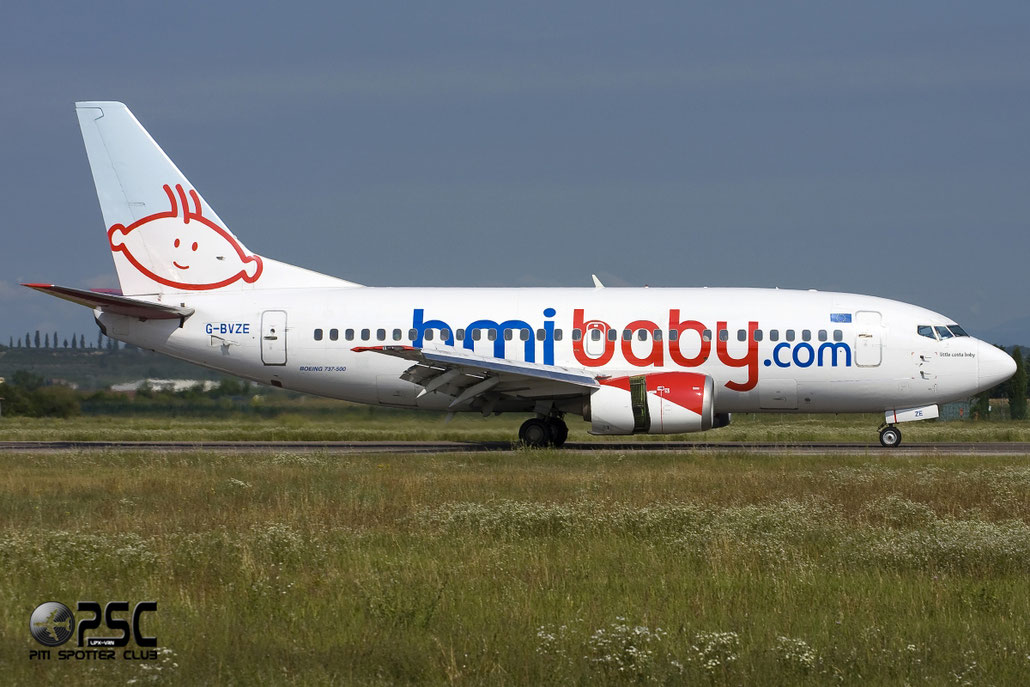 G-BVZE Boeing 737-59D 26422 2412 cfm56-3B1 BMI Baby "Little Costa Baby" 1993 @ Verona Villafranca © Piti Spotter Club Verona