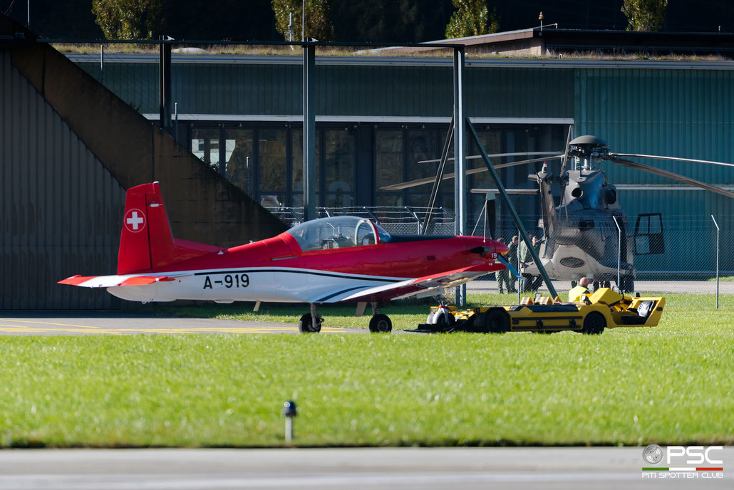 A-919   PC-7  327  Pilotenschule   © Piti Spotter Club Verona 