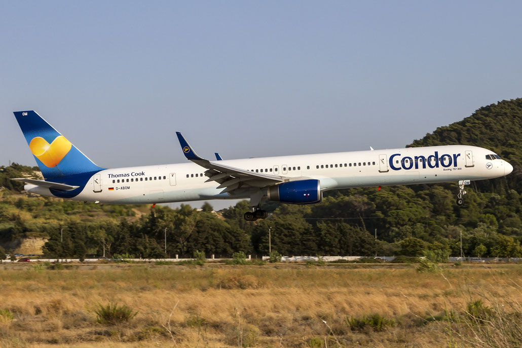 D-ABOM B757-330 29022/926 Condor Flugdienst @ Rhodes Airport 11.07.2015 © Piti Spotter Club Verona